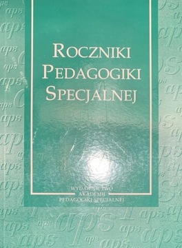 Rocznik Pedagogiki Specjalnej