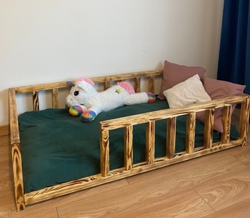 Łóżko dziecięce sosnowe POLA 100x200 opalane 