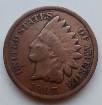USA 1 cent  1907
