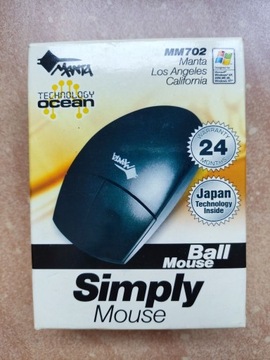 Myszka komputer MM702 Simply Mouse na złącze PS/2