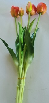 Tulipany silikonowe Bukiet Tulipanów  Gumowych 5szt.