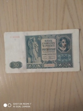 50 zloty 1941 rok kraków