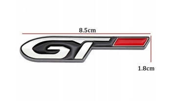 3szt Emblemat Gt-Line Peugeot 308 508 3008 Chrom