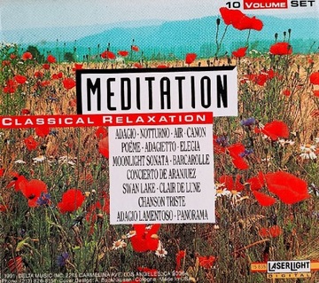 MEDITATION CLASSICAL RELAXATION 10CD 1991r 