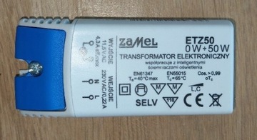 Zamel TRANSFORMATOR AC ETZ50 0-50W 230V/11,5VAC