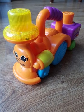 Zestaw organki, kostka, lokomotywa Fisher price w