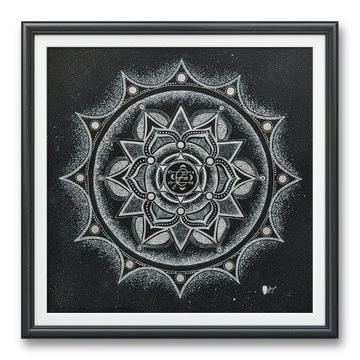 Obraz akrylowy - Mandala - Sigil- 50 cm x 50 cm