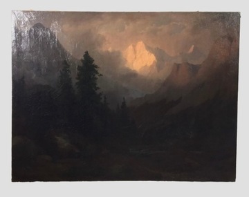 August Weber, 1844 r, obraz olejny na płótnie.