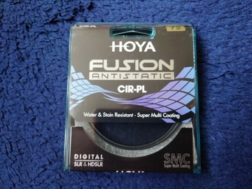 Filtr polar HOYA Fusion Antistatic CIR-PL 72 mm