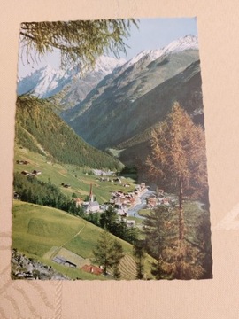 Kartka pocztówka Alpiner Lufturort Sölden 1377 m