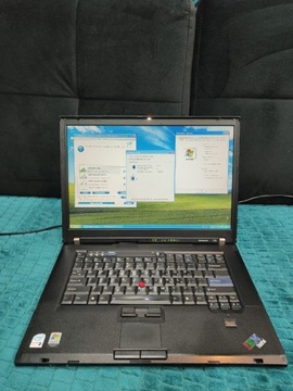 Laptop IBM T60 klasyk retro diagnostyka IGŁA SSD 
