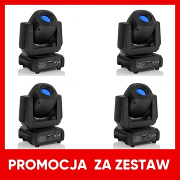 ZESTAW 4X Ruchoma głowia LED 85W - Pryzmat