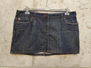 SPODNICA JEANS JEANSOWA NEXT MINI BLUE 18 100CM 