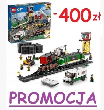 OGROMNE Lego City 60198 POCIĄG TOWAROWY BLUETOOTH