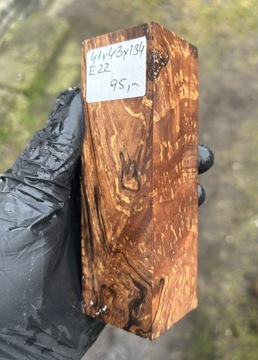 Drewno stabilizowane korzeń olszy knifemaking