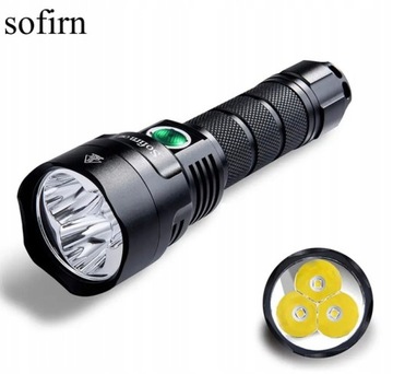 SOFIRN C8F latarka LED z akumulatorem i ładowarką