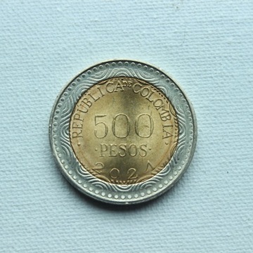 Kolumbia - 500 Pesos 2021r. - #44