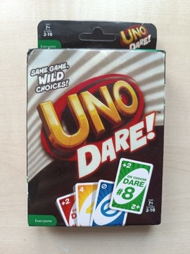 Karty UNO dare, wersja prawdy czy wyzwanie