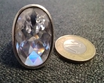 Pierścień - sygnet, srebro 925