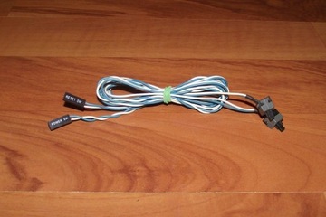 Włącznik zasilania + reset kabelek 60 cm