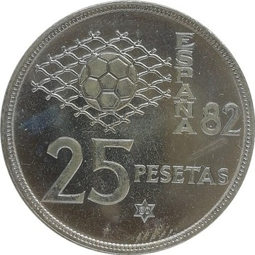 Hiszpania 25 pesetas 1980, KM#818