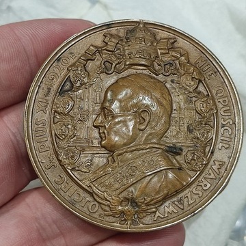 Medal Plakieta Dziesięciolecie Bitwa Warszawska