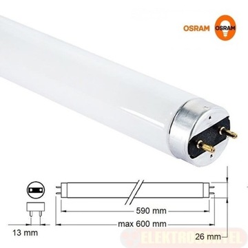 Świetlówka OSRAM T8 18W 3000k/4000k 60cm