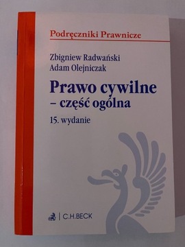 Radwański, Olejniczak Prawo cywilne - część ogólna