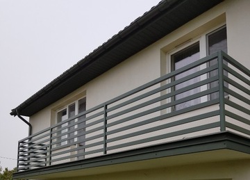 Balustrada balkonowa metalowa stalowa