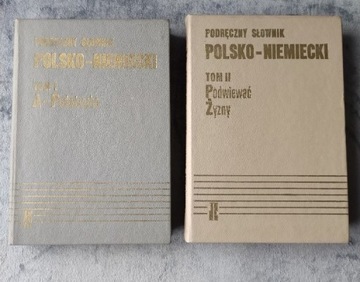 SŁOWNIK POLSKO-NIEMIECKI 2 TOMY  1980 R.