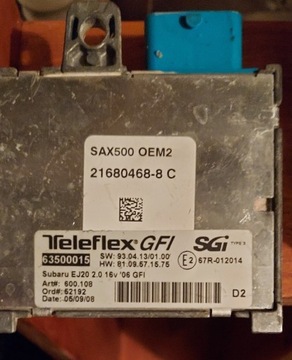 Sterownik AG SGI Teleflex Subaru ej20