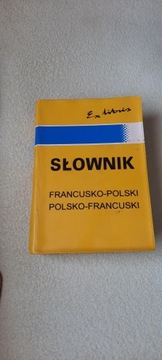 Słownik francusko-polski polsko-francuski ex libri