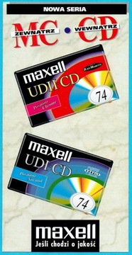 MAXELL UDI CD & UDII CD folder