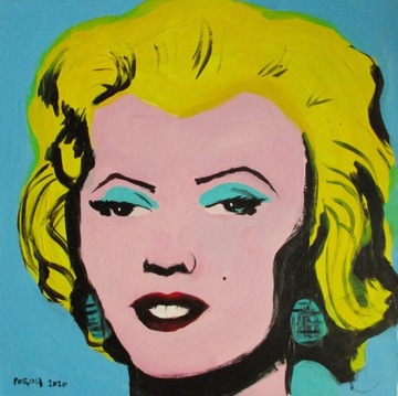 Marilyn Monroe, 26x26, Andy Warhol