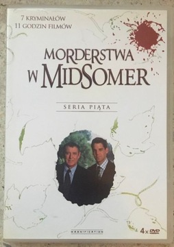 4 DVD Morderstwa w Midsomer, seria piąta (sezon 5)