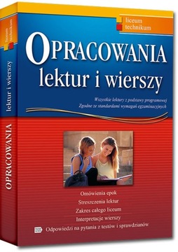 Opracowania lektur i wierszy - liceum/technikum