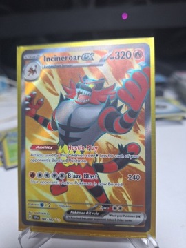 Pokemon Temporal Forces Incineroar Ex 187/162