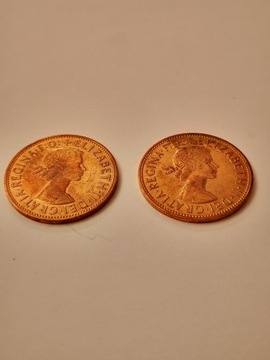 One Penny 1967 - 2 szt. 