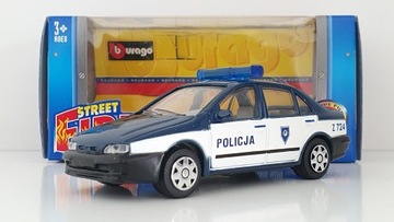 Fiat Marea Policja Bburago Burago 1:43