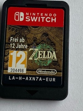 The Legend of Zelda Tears of the Kingdom Gra na Nintendo Switch: Kartridż