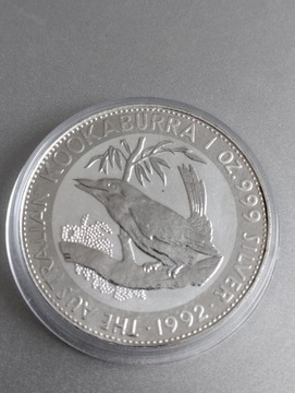 Kookaburra 1992 uncja srebra 