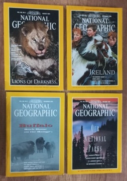 National Geographic 08, 09, 10, 11 1994 (4 numery)