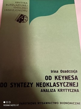 Od Keynesa do syntezy neoklasycznej analiza krytyc