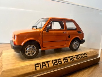 Model Fiat 126p w gablocie kolory