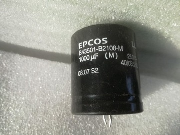 Kondensator 1000uF/250V EPCOS 35 x 45 mm 1szt