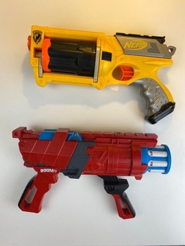 Pistolet Nerf Maverick Rev-6 i Boom Co Mattel