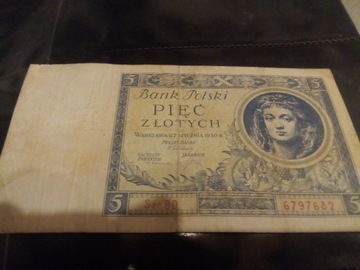 5 złotych 1930 rok 