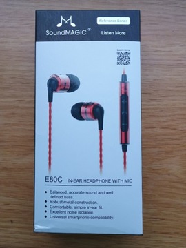 Nowe słuchawki SoundMagic E80C