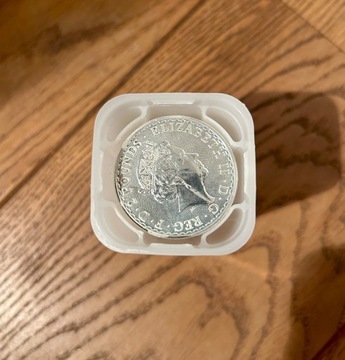 Srebrna moneta Britannia 1 uncja /31,1 g próba 999