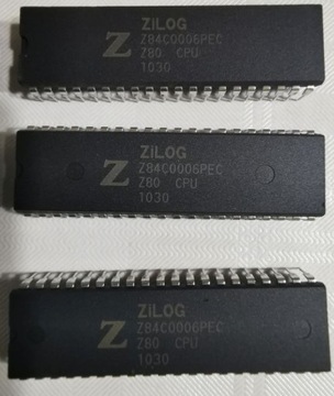 Mikroprocesor Kontroler Zilog Z84C0006PEC DIP-40